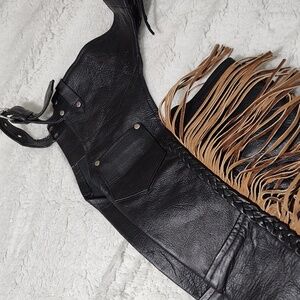 Genuine Leather Women's Chaps